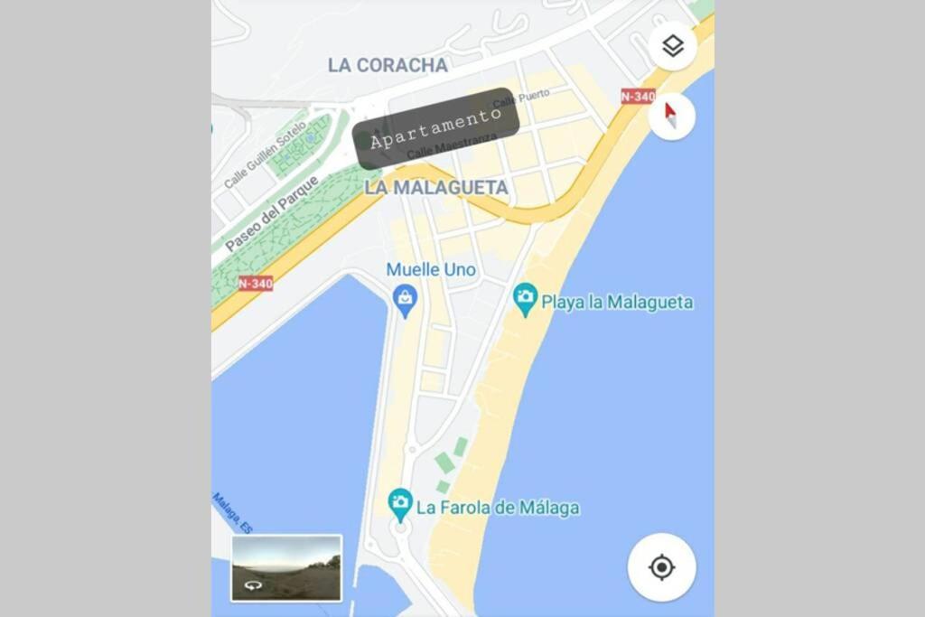 Nuevo Apartamento Lujo Playa Malagueta-Centro Малага Экстерьер фото