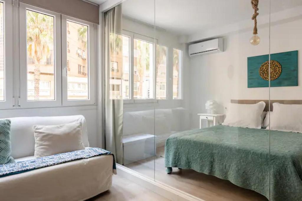 Nuevo Apartamento Lujo Playa Malagueta-Centro Малага Экстерьер фото